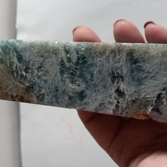 Feather Fluorite with Druzy Crystal Tower. - Picture 5 of 7